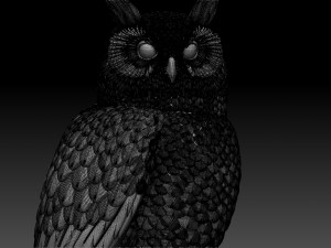 Owl bird Model do druku 3D