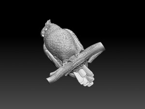 Owl bird Model do druku 3D