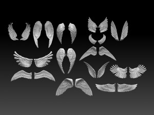 Wings Modèles 3D en vedette