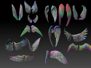 Wings 3D Print Model