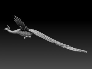 Peacock Modelo de impresión 3D