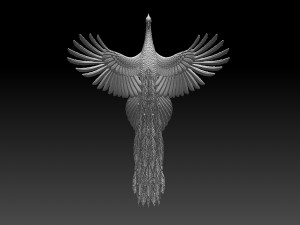 Peacock Modelo de impresión 3D