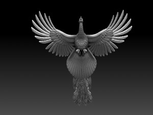Peacock Modelo de impresión 3D