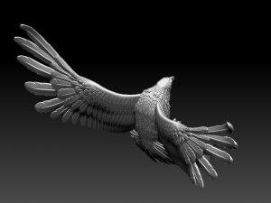 Eagle Modelo de impresión 3D