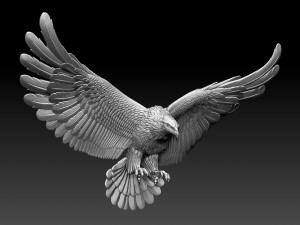 Eagle Modelo de impresión 3D