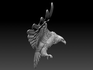 Eagle Modelo de impresión 3D