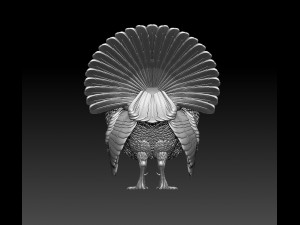 Turkey 3Dプリントモデル