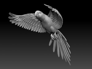Parrot Modelo de impresión 3D