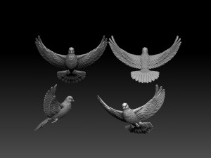 Dove Modèles 3D en vedette