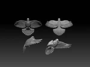 Paloma Modelo de impresión 3D