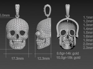 Pendant scull Modèles 3D en vedette