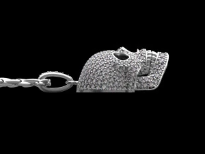 Pendant scull 3D Print Model