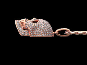 Pendant scull 3D Print Model