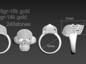 Ring 3D-Druckmodell