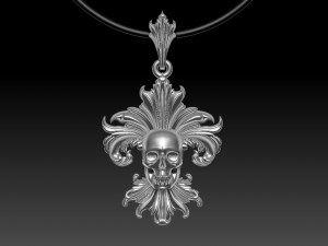 Scull pendant Modelo de impresión 3D