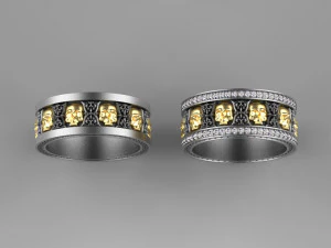 anillo de cr&aacute;neo Modelo de impresión 3D