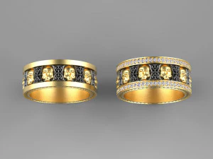 anillo de cr&aacute;neo Modelo de impresión 3D