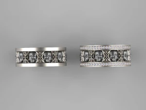 anillo de cr&aacute;neo Modelo de impresión 3D