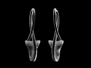Earrings cobra 3D Print Model