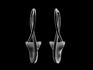 Earrings cobra 3D Print Model