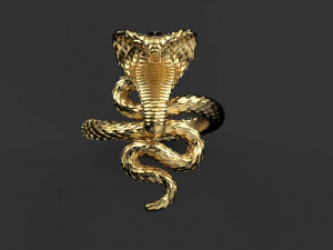 Ring cobra 3D Print Model