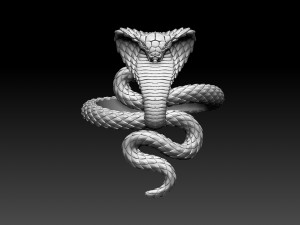 Ring cobra 3D प्रिंट मॉडल