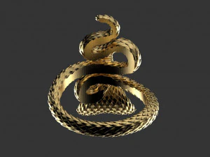 Ring cobra 3D Print Model
