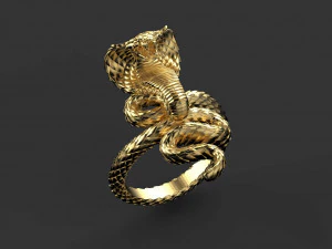Ring cobra 3D Print Model