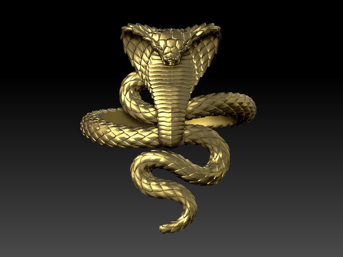 Cobra snake 3D Print Model