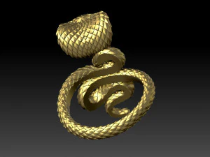 Ring cobra 3D Print Model
