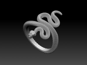 Ring snake 3D 打印模型