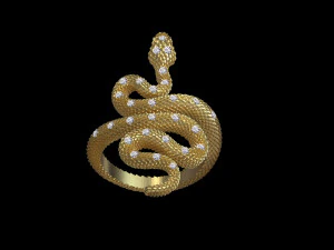 Ring snake 3D Print Model