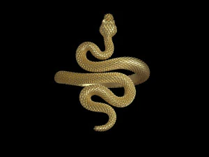 Ring snake 3D Print Model