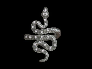 Ring snake 3D Print Model