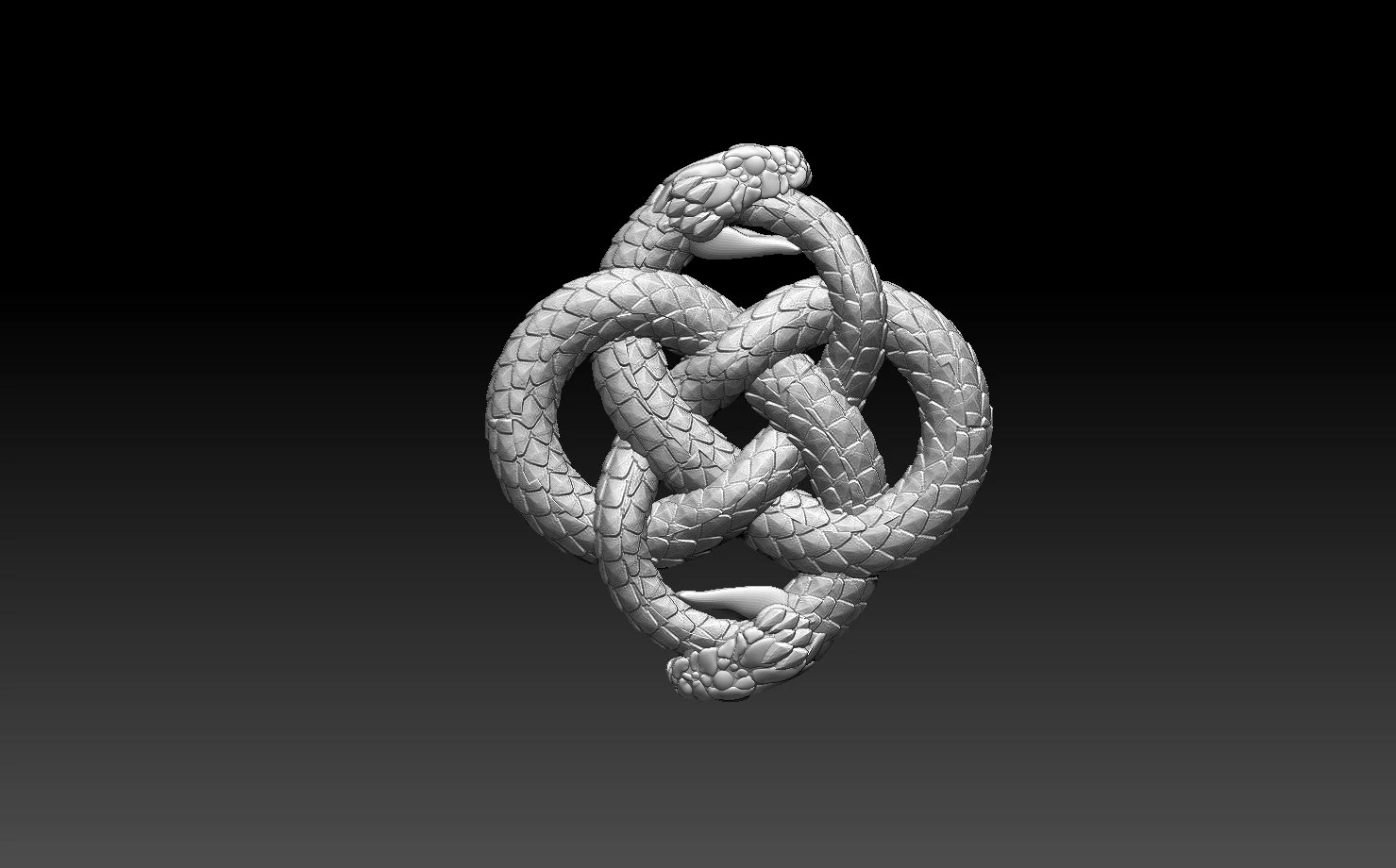 Snake 3D Print Model .c4d .max .obj .3ds .fbx .stl .blend