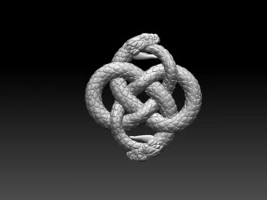 Serpiente Modelo de impresión 3D