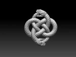Snake 3D Print Model
