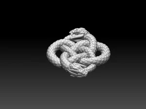 Snake 3D Print Model