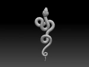Snake 3D Print Model