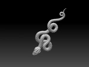 Snake 3D Print Model