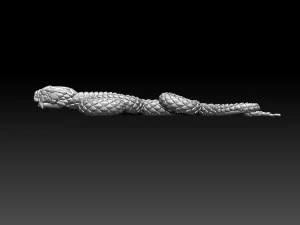 Snake 3D Print Model