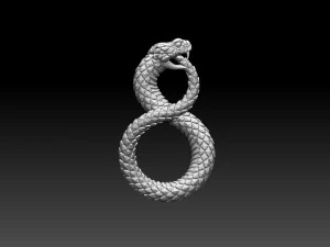 Змея 3D Принт Модель