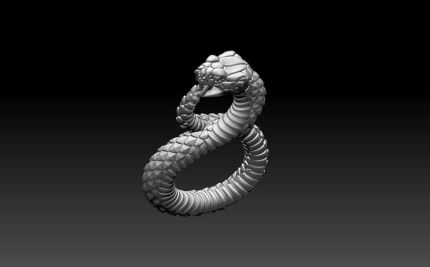 Snake 3D Print Model in Sculpture 3DExport