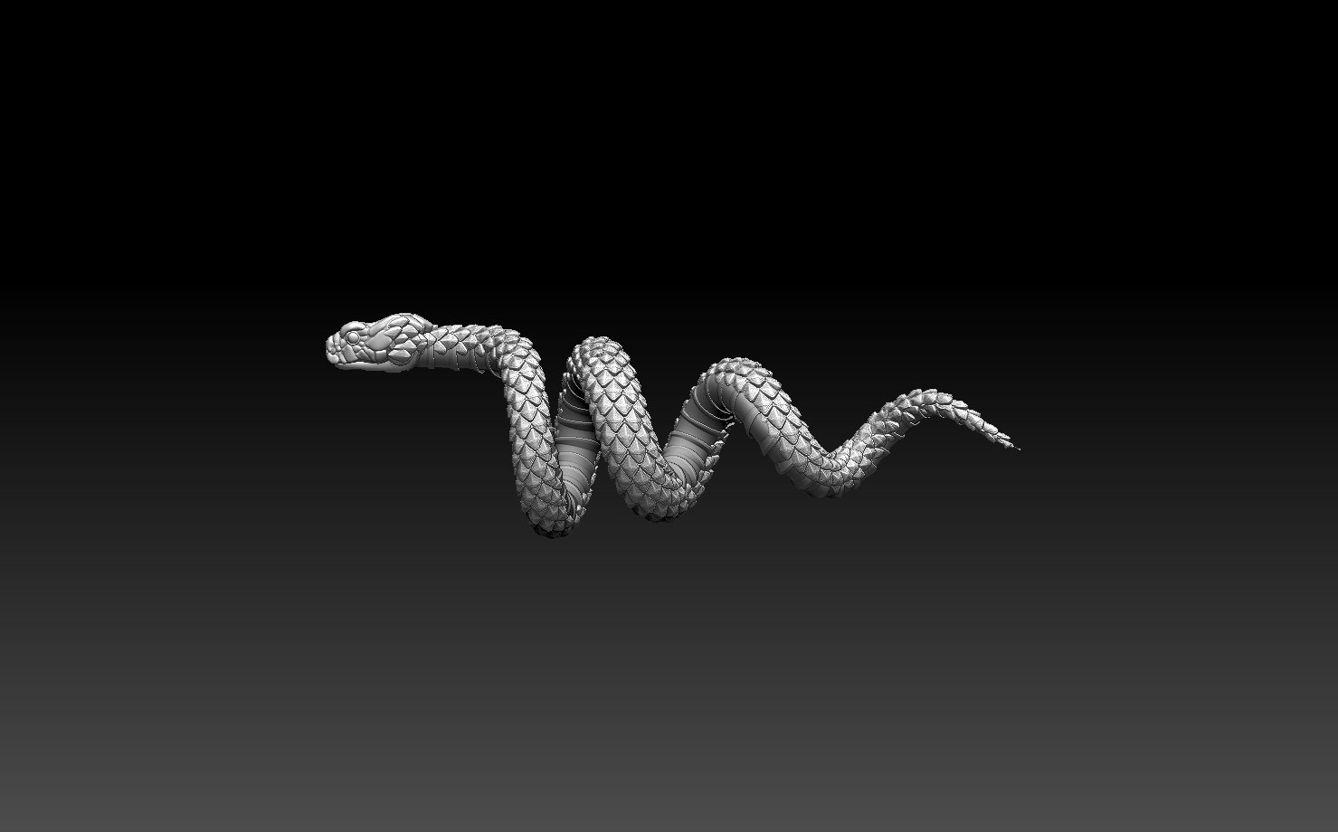 Snake 3D Print Model in Sculpture 3DExport