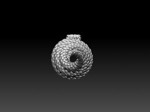 Snake Model Cetak 3D