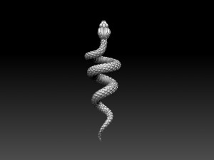 Snake Model Cetak 3D