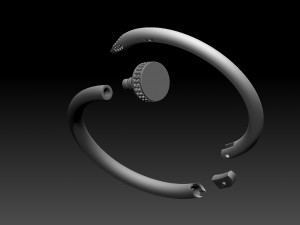 Bracelet Model do druku 3D