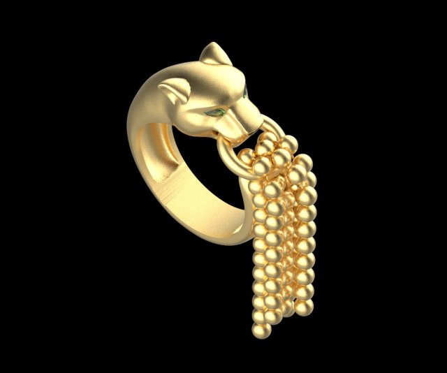 Ring 3D Принт Модель .c4d .max .obj .3ds .fbx .stl .blend 