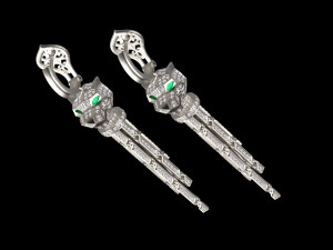 Earrings Modelo de impresión 3D