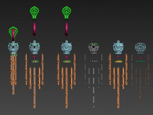 Earrings Modelo de impresión 3D